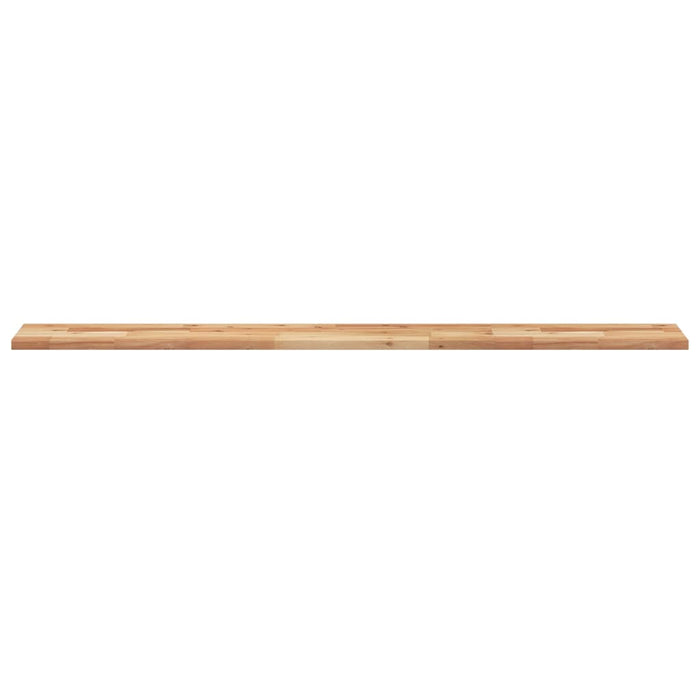 Raft suspendat 120x20x2 cm lemn masiv acacia netratat - WALTI WALTI