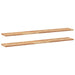 Rafturi suspendate 2 buc. 140x20x2cm lemn masiv acacia netratat - WALTI WALTI
