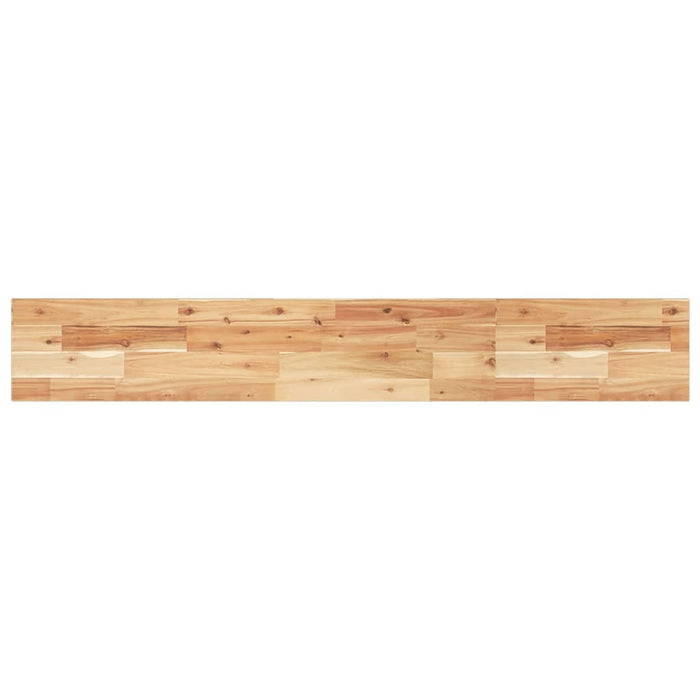Rafturi suspendate 2 buc. 140x20x2cm lemn masiv acacia netratat - WALTI WALTI