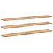 Rafturi suspendate 3 buc. 140x20x2cm lemn masiv acacia netratat - WALTI WALTI