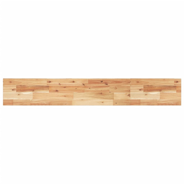 Raft suspendat 160x20x2 cm lemn masiv acacia netratat - WALTI WALTI