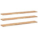 Rafturi suspendate 3 buc. 160x20x2cm lemn masiv acacia netratat - WALTI WALTI