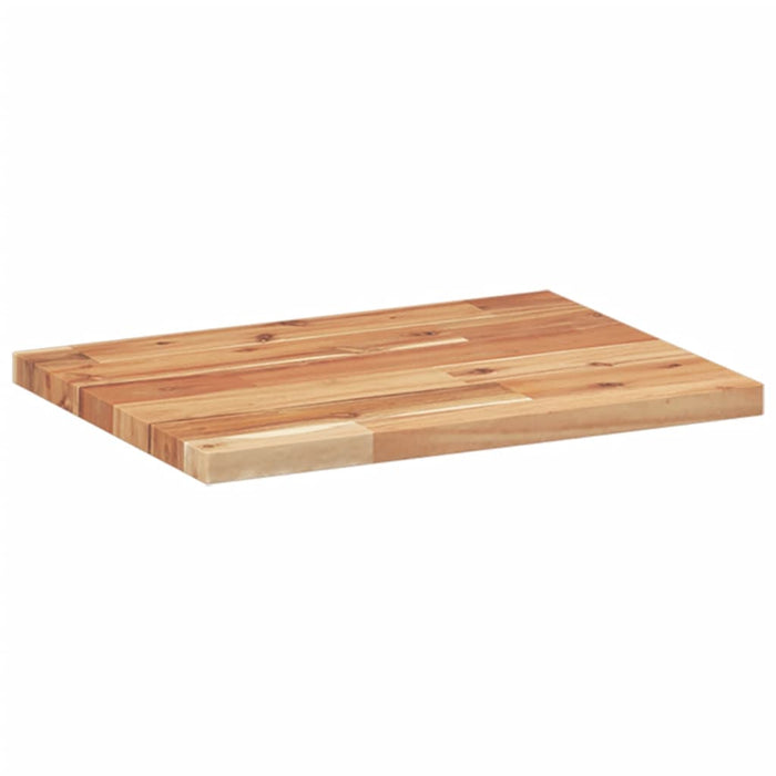 Raft suspendat 60x30x2 cm lemn masiv acacia netratat WALTI