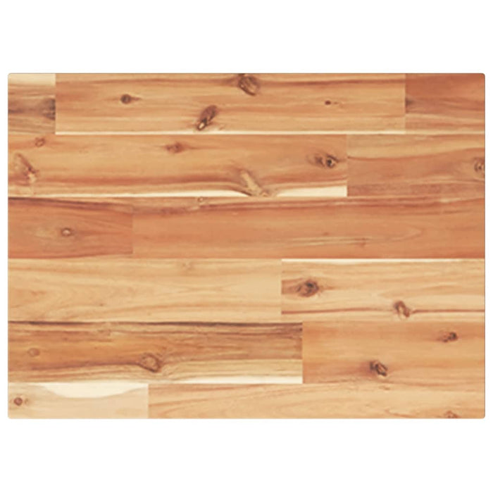 Rafturi suspendate 2 buc. 60x30x2 cm lemn masiv acacia netratat WALTI