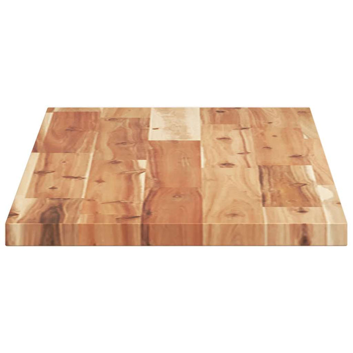 Raft suspendat 80x30x2 cm lemn masiv acacia netratat - WALTI WALTI