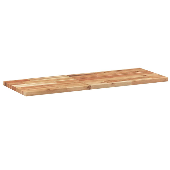 Raft suspendat 80x30x2 cm lemn masiv acacia netratat - WALTI WALTI