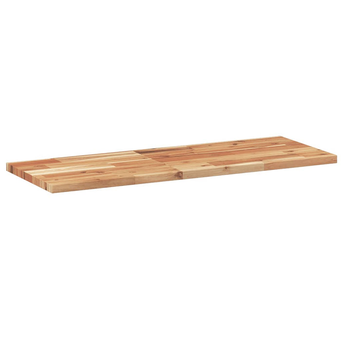 Rafturi suspendate 3 buc. 80x30x2 cm lemn masiv acacia netratat - WALTI WALTI