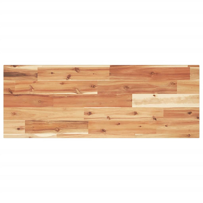 Raft suspendat 100x30x2 cm lemn masiv acacia netratat - WALTI WALTI
