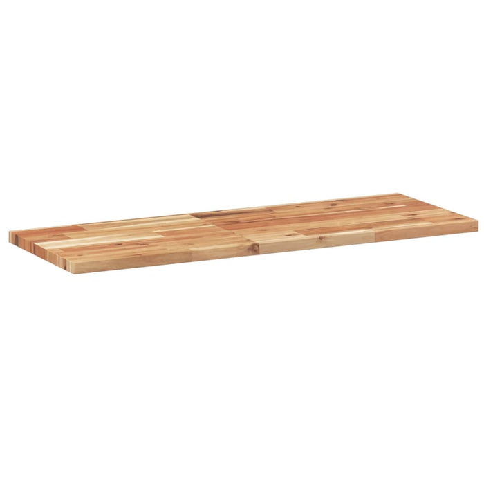 Raft suspendat 100x30x2 cm lemn masiv acacia netratat - WALTI WALTI