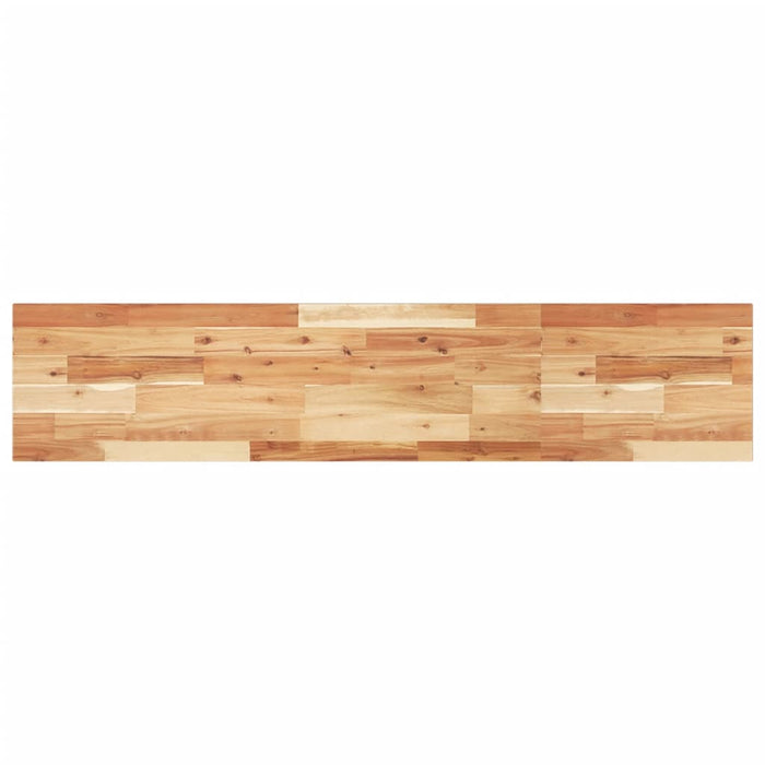 Raft suspendat 140x30x2 cm lemn masiv acacia netratat - WALTI WALTI