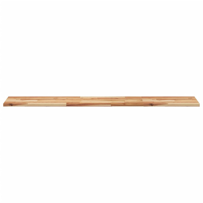 Raft suspendat 140x30x2 cm lemn masiv acacia netratat - WALTI WALTI