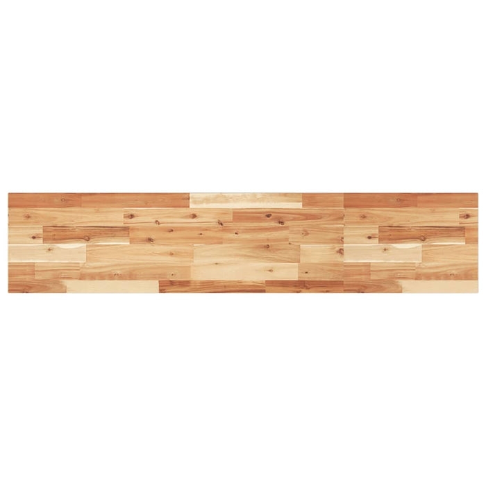 Rafturi suspendate 2 buc. 140x30x2cm lemn masiv acacia netratat - WALTI WALTI