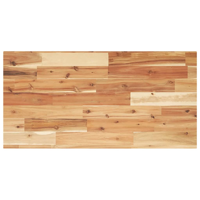Rafturi suspendate 3 buc. 100x40x2cm lemn masiv acacia netratat - WALTI WALTI