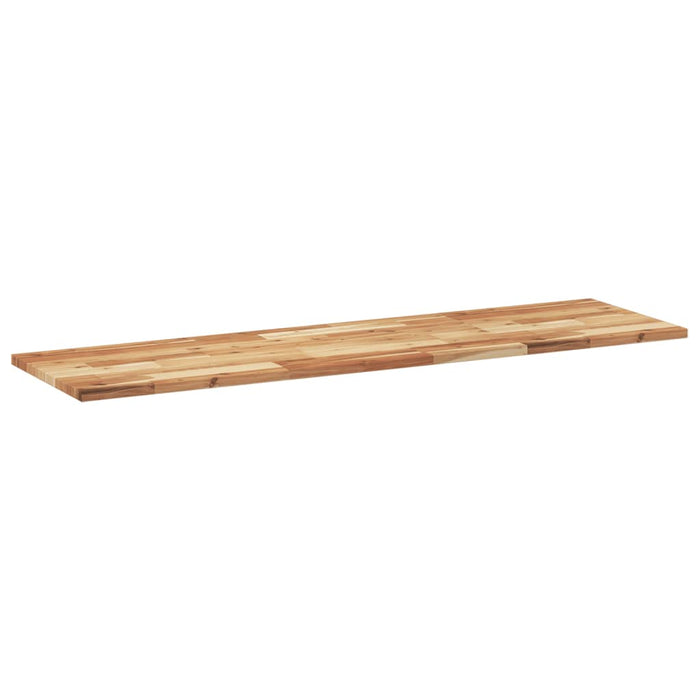 Raft suspendat 160x40x2 cm lemn masiv acacia netratat - WALTI WALTI