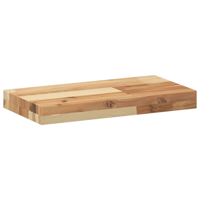 Rafturi suspendate 3 buc. 40x20x4 cm lemn masiv acacia netratat - WALTI WALTI