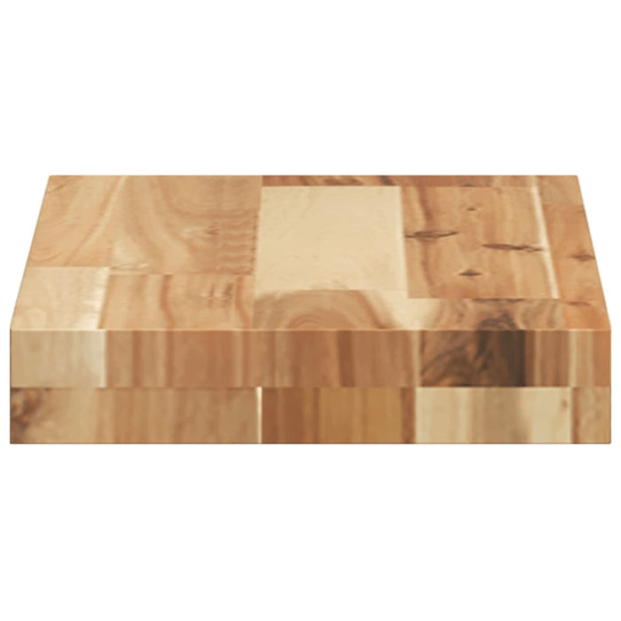 Rafturi suspendate 3 buc. 40x20x4 cm lemn masiv acacia netratat - WALTI WALTI
