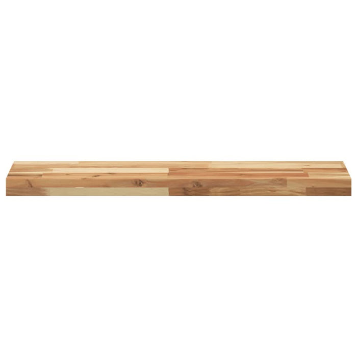 Rafturi suspendate 2 buc. 80x20x4 cm lemn masiv acacia netratat - WALTI WALTI