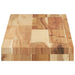 Rafturi suspendate 2 buc. 80x20x4 cm lemn masiv acacia netratat - WALTI WALTI