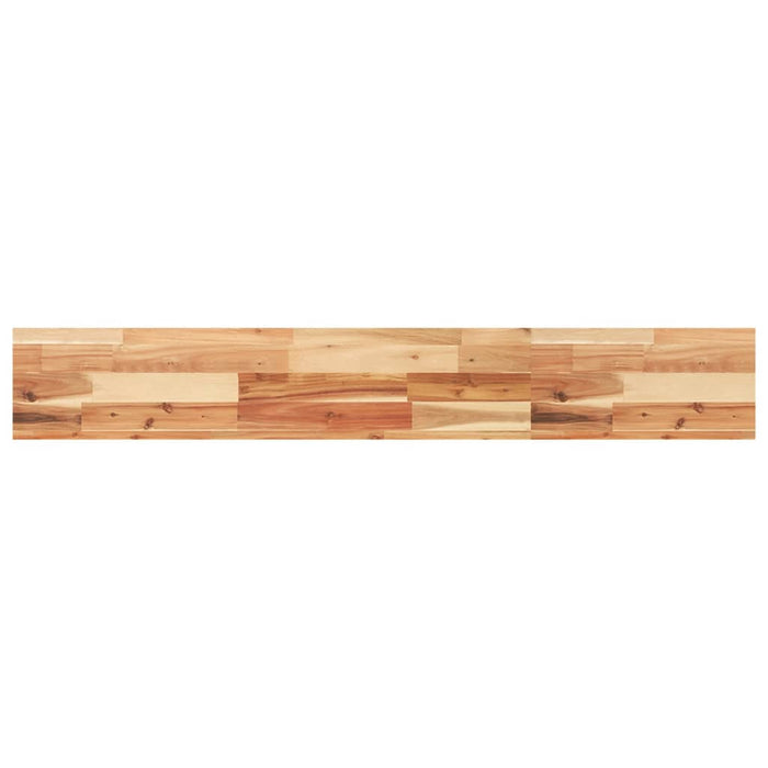 Rafturi suspendate 4 buc. 120x20x4cm lemn masiv acacia netratat - WALTI WALTI