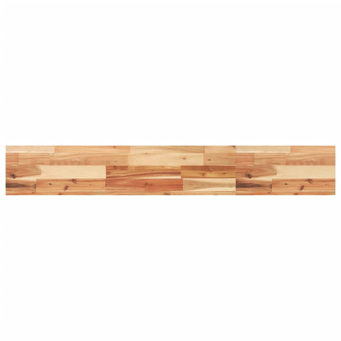 Raft suspendat 140x20x4 cm lemn masiv acacia netratat - WALTI WALTI