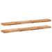 Rafturi suspendate 2 buc. 140x20x4cm lemn masiv acacia netratat - WALTI WALTI