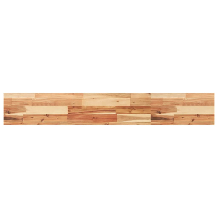Raft suspendat 160x20x4 cm lemn masiv acacia netratat - WALTI WALTI