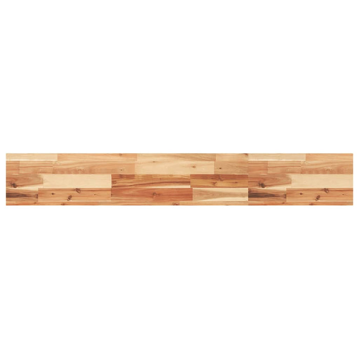 Rafturi suspendate 3 buc. 160x20x4cm lemn masiv acacia netratat - WALTI WALTI