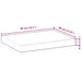 Raft suspendat 40x30x4 cm lemn masiv acacia netratat - WALTI WALTI