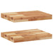 Rafturi suspendate 2 buc. 40x30x4 cm lemn masiv acacia netratat - WALTI WALTI