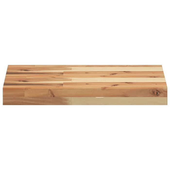 Rafturi suspendate 2 buc. 40x30x4 cm lemn masiv acacia netratat - WALTI WALTI