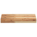 Rafturi suspendate 2 buc. 40x30x4 cm lemn masiv acacia netratat - WALTI WALTI