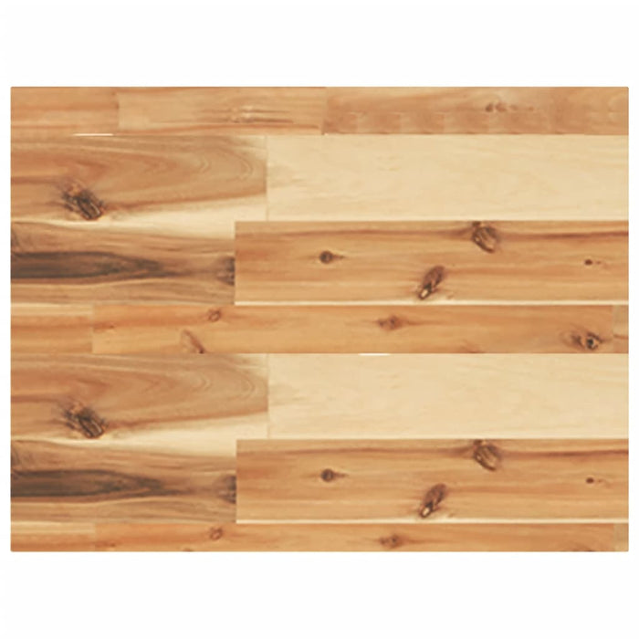Raft suspendat 60x30x4 cm lemn masiv acacia netratat - WALTI WALTI