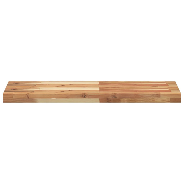 Raft suspendat 100x30x4 cm lemn masiv acacia netratat WALTI