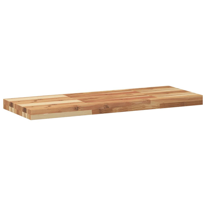 Raft suspendat 100x30x4 cm lemn masiv acacia netratat WALTI