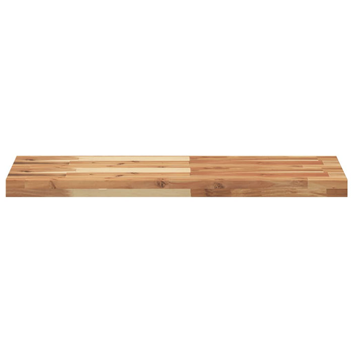 Rafturi suspendate 2 buc. 100x30x4cm lemn masiv acacia netratat WALTI
