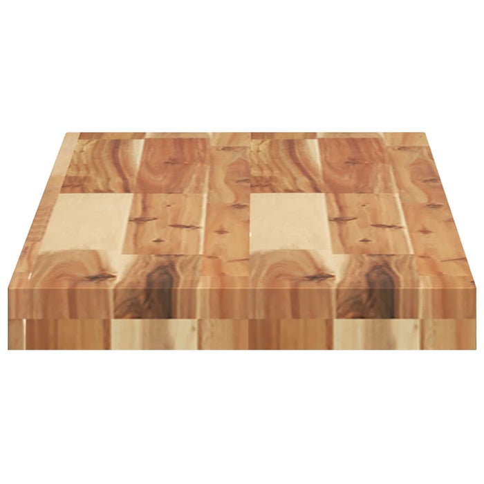 Rafturi suspendate 2 buc. 100x30x4cm lemn masiv acacia netratat WALTI