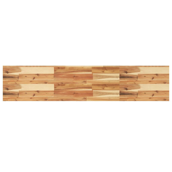Rafturi suspendate 3 buc. 120x30x4cm lemn masiv acacia netratat WALTI