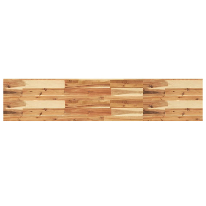 Rafturi suspendate 4 buc. 120x30x4cm lemn masiv acacia netratat WALTI