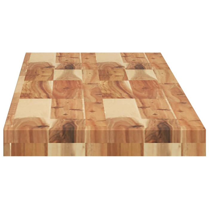Rafturi suspendate 2 buc. 140x30x4cm lemn masiv acacia netratat WALTI