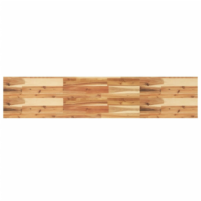 Raft suspendat 160x30x4 cm lemn masiv acacia netratat - WALTI WALTI