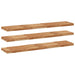 Rafturi suspendate 3 buc. 160x30x4cm lemn masiv acacia netratat - WALTI WALTI