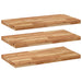Rafturi suspendate 3 buc. 60x40x4 cm lemn masiv acacia netratat - WALTI WALTI