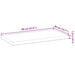 Rafturi suspendate 3 buc. 80x40x2 cm lemn masiv acacia netratat - WALTI WALTI