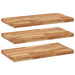 Rafturi suspendate 3 buc. 100x40x4cm lemn masiv acacia netratat - WALTI WALTI