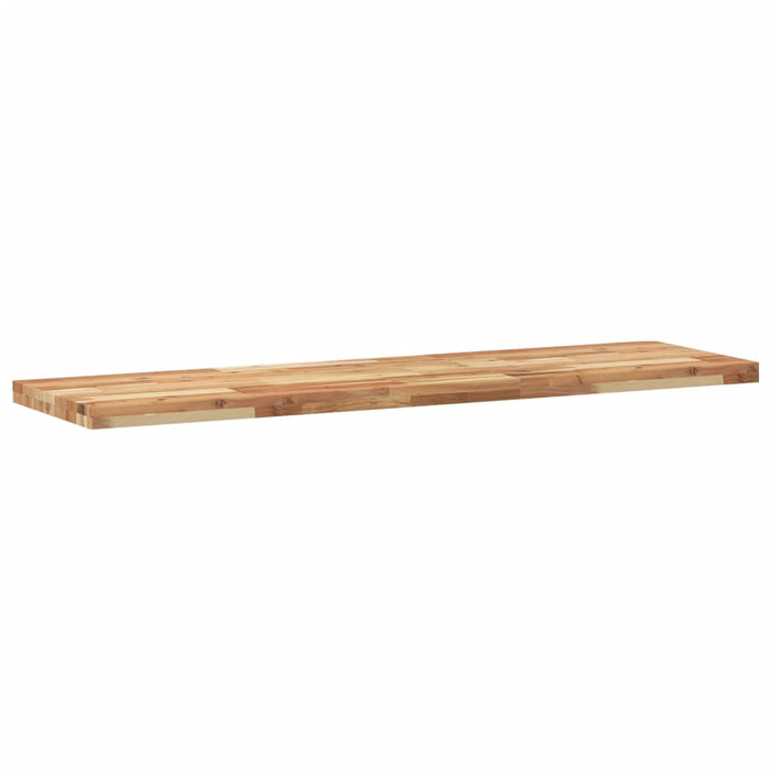 Raft suspendat 140x40x4 cm lemn masiv acacia netratat - WALTI WALTI