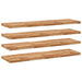 Rafturi suspendate 4 buc. 140x40x4cm lemn masiv acacia netratat - WALTI WALTI