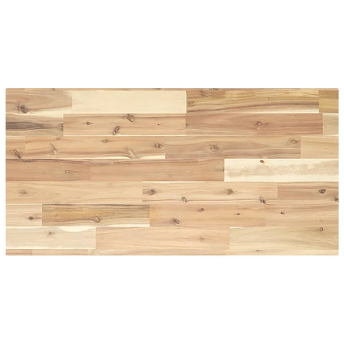 Blat de baie netratat, 60x40x2 cm, lemn masiv de acacia - WALTI WALTI