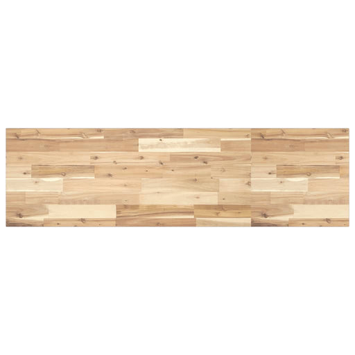 Blat de baie netratat, 120x40x2 cm, lemn masiv de acacia - WALTI WALTI