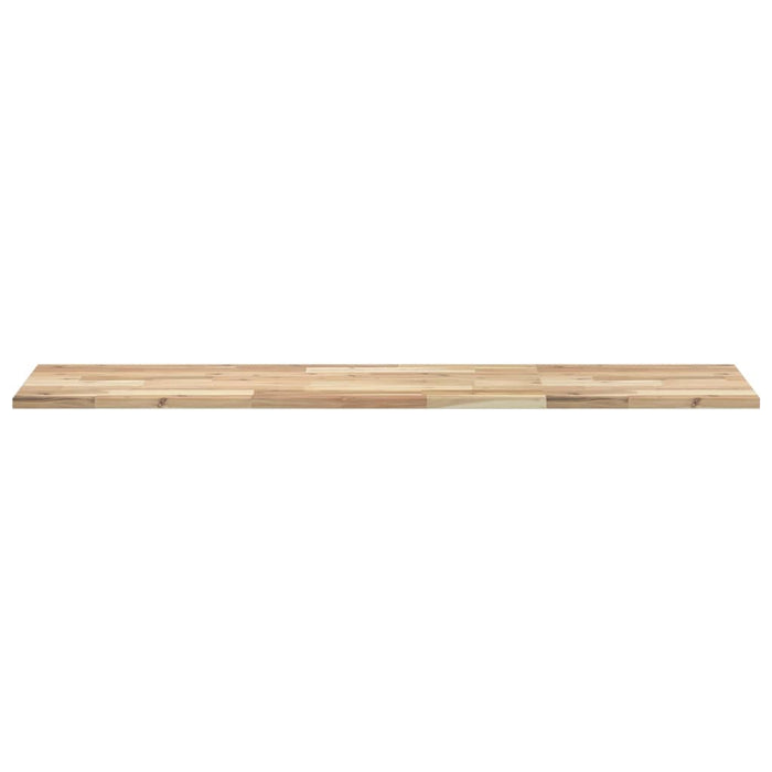 Blat de baie netratat, 120x40x2 cm, lemn masiv de acacia WALTI