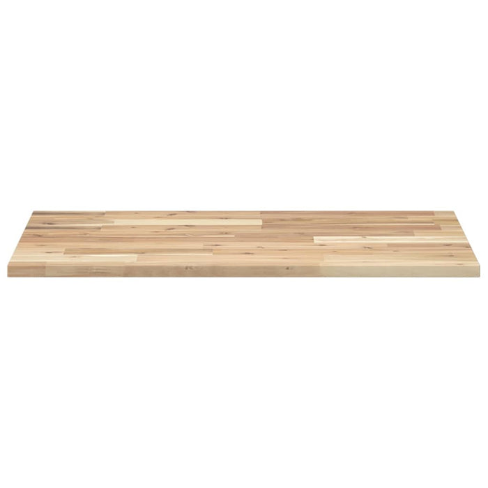Blat de baie netratat, 100x50x2 cm, lemn masiv de acacia - WALTI WALTI